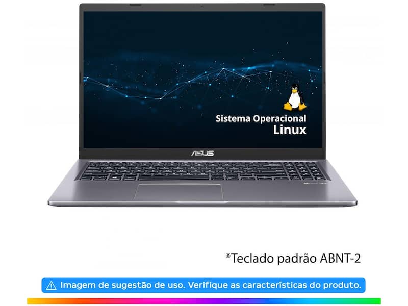 Notebook Asus X515 Intel Core i5 8GB 256GB SSD - 15,6” Endless OS